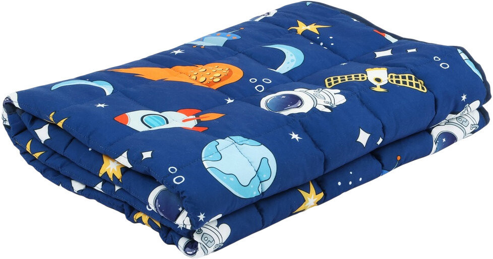 Isomedix 26897 Záťažová prikrývka antistresová pre deti 4 kg, 100 × 150 cm, modrá