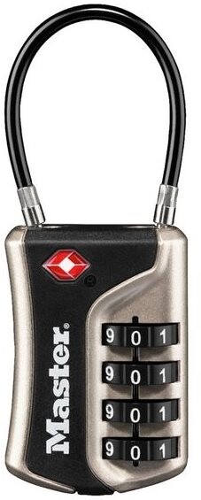 MasterLock TSA 4697EURDNKL Visiaci kombinačný zámok na batožinu