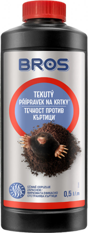 BROS Odpudzovač krtkov 500 ml