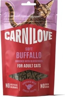 Carnilove Cat Soft Snack Buffallo enriched with Blueberries 50 g
