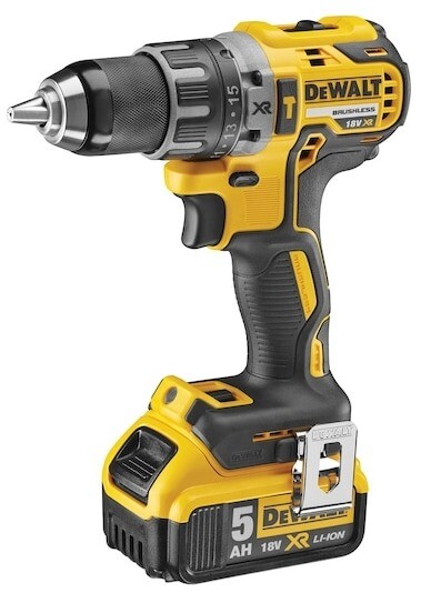 DEWALT Vŕtačka AKU 18V XR v kufri TSTAK DCD791P2-QW (2× 5 Ah)
