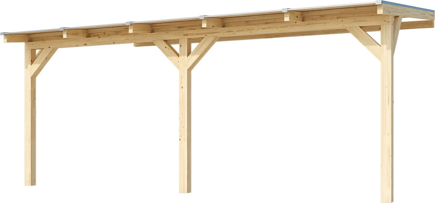 Weka Drevená záhradná pergola 672 (5,4 × 3,7 m)