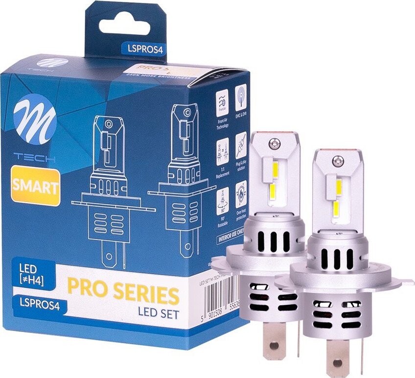 M-Tech PRO SMART SERIES LED sada H4
