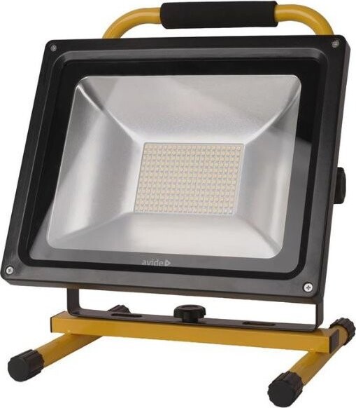 AVIDE Přenosný USB nabíjecí LED reflektor 50 W 3500 lm, denní, stmívatelný vypínačem