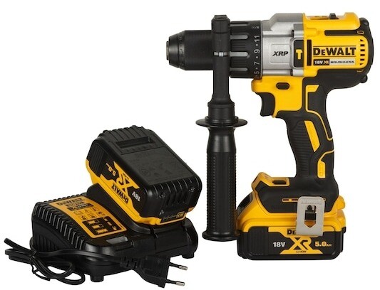 DEWALT Vŕtačka s príklepom AKU 18V XR XRP v kufri TSTAK DCD996P2-QW (2× 5 Ah)