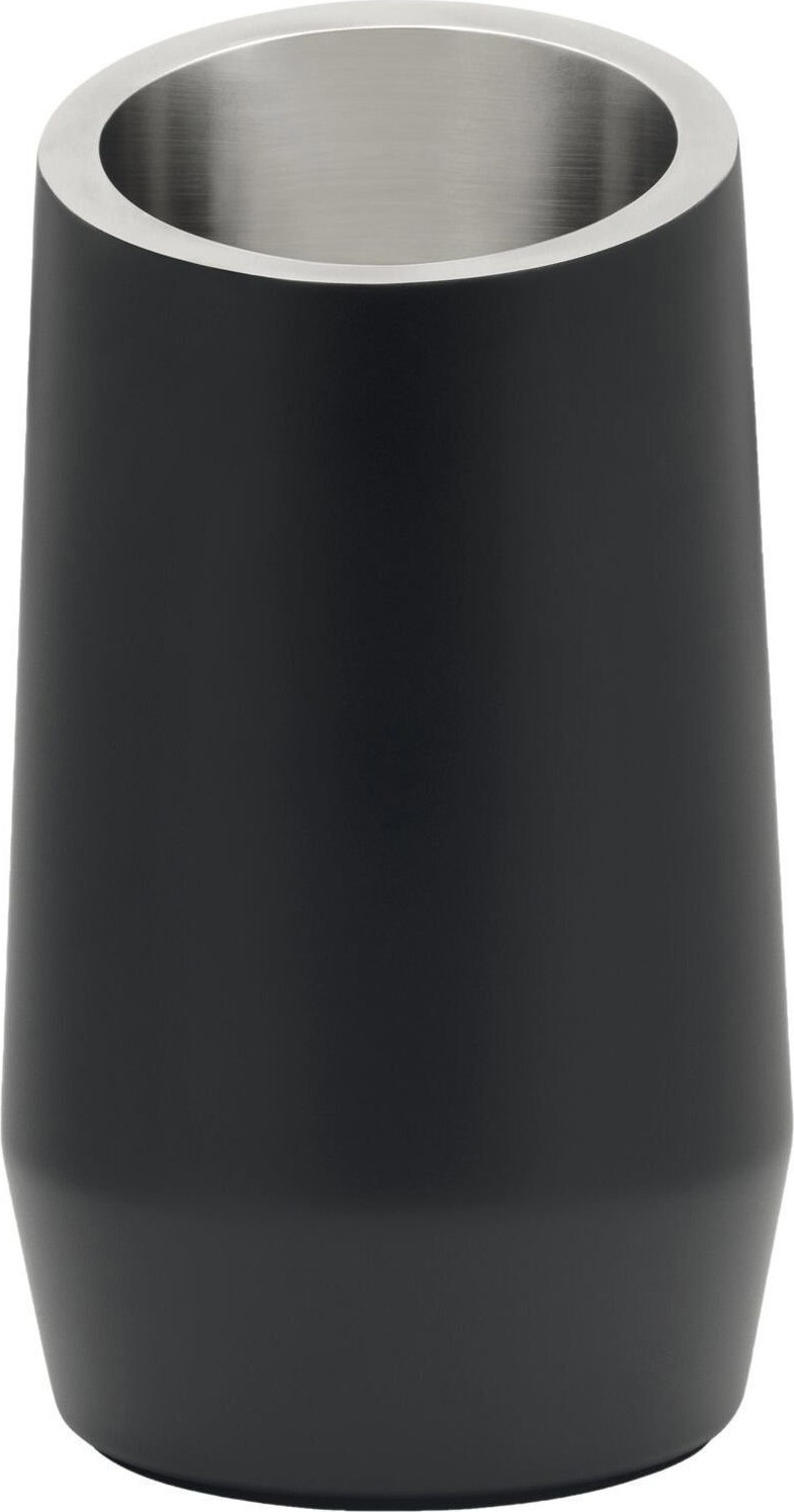 LEOPOLD VIENNA Chladič na víno, antikoro, čierny mat, výška 255 mm, priemer 142 mm
