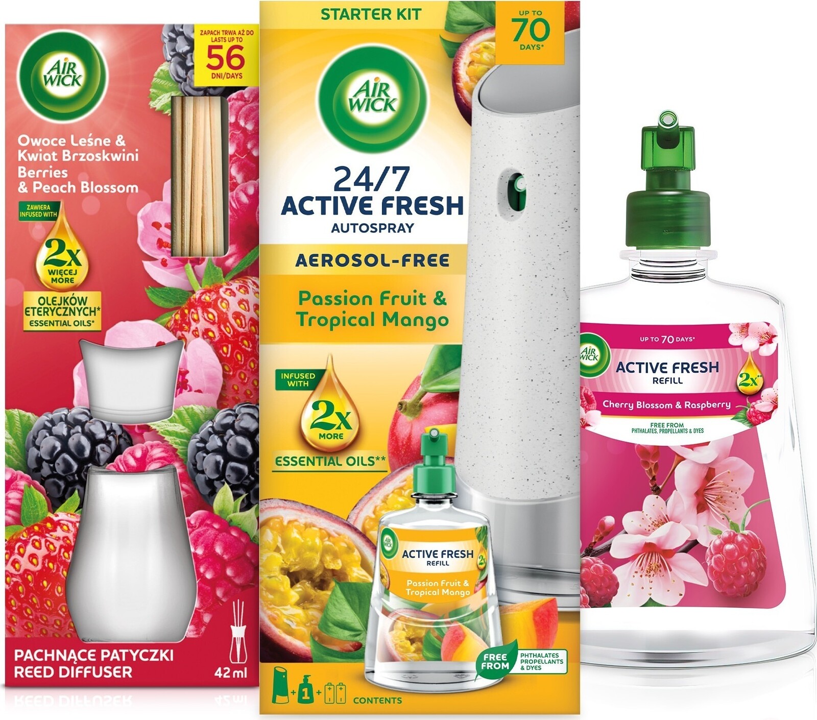 AIR WICK Jarná súprava vôní 498 ml