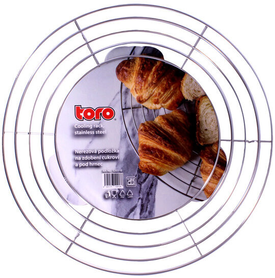 Toro Podložka na zdobenie cukroviniek nehrdzavejúca oceľ