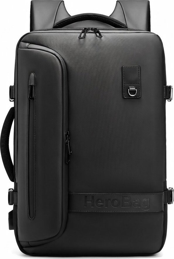 HeroBag Vákuový batoh do lietadla, čierny