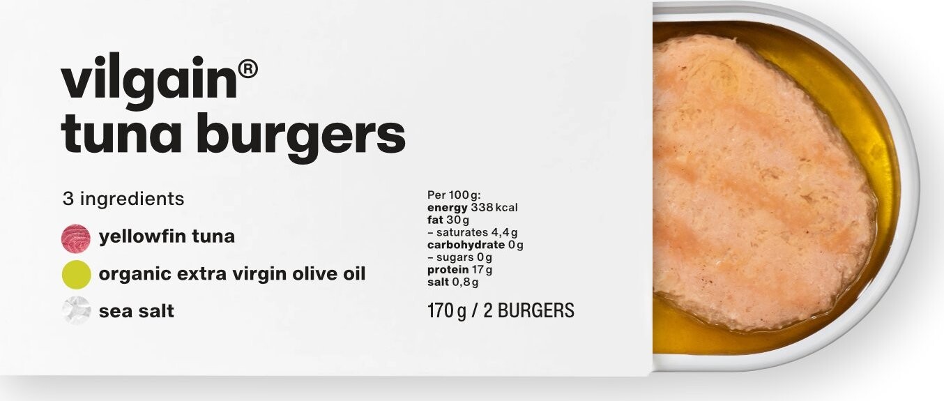 Vilgain Tuniakové burgre 170 g