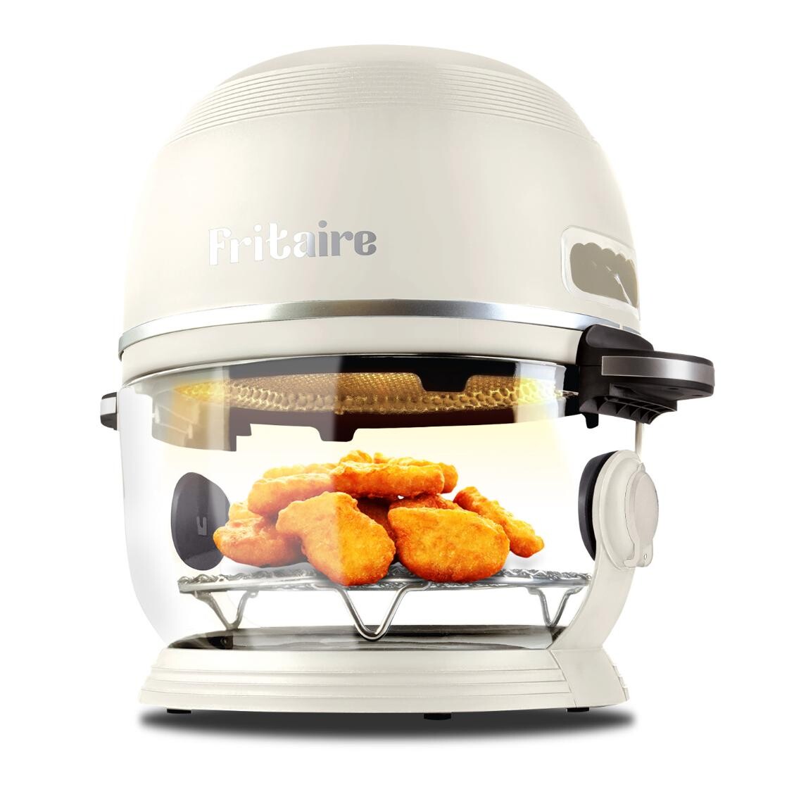 Teplovzdušná fritéza 4,8 l, biela, Fritaire