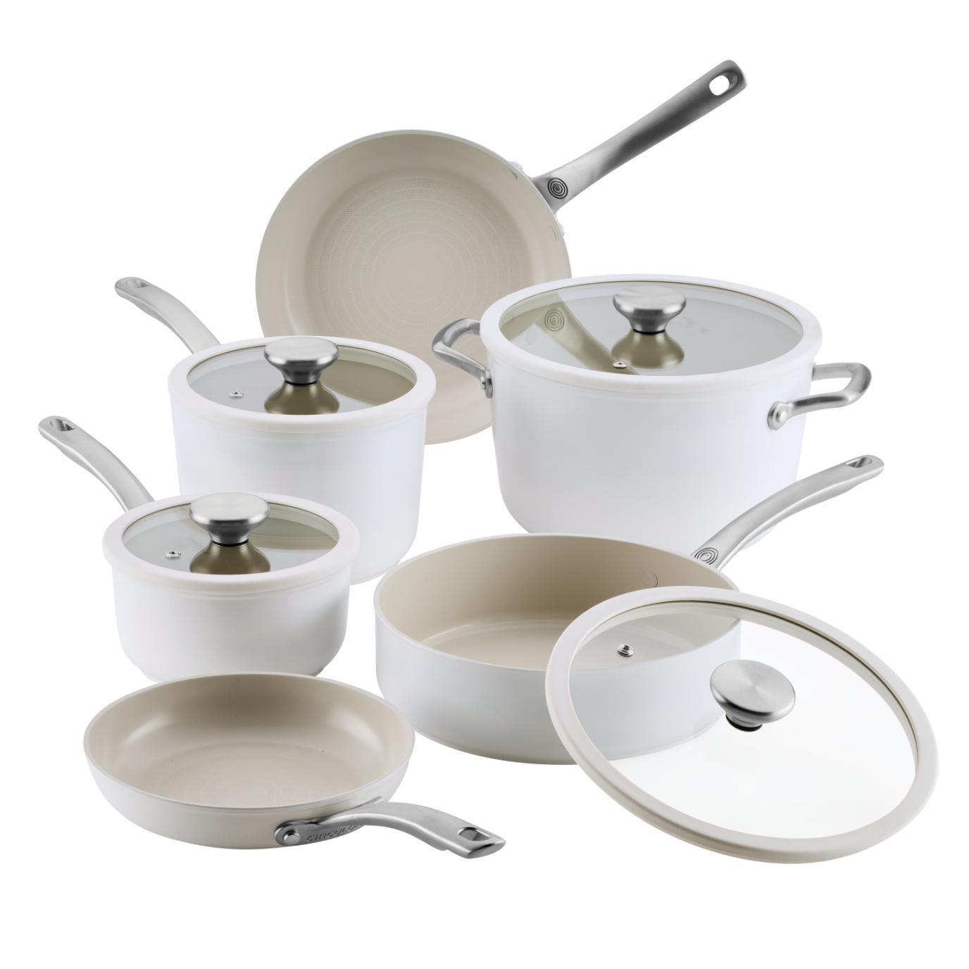 Súprava hrncov HALO LASERDEFENCE, sada 6 ks, hliník, Hestan
