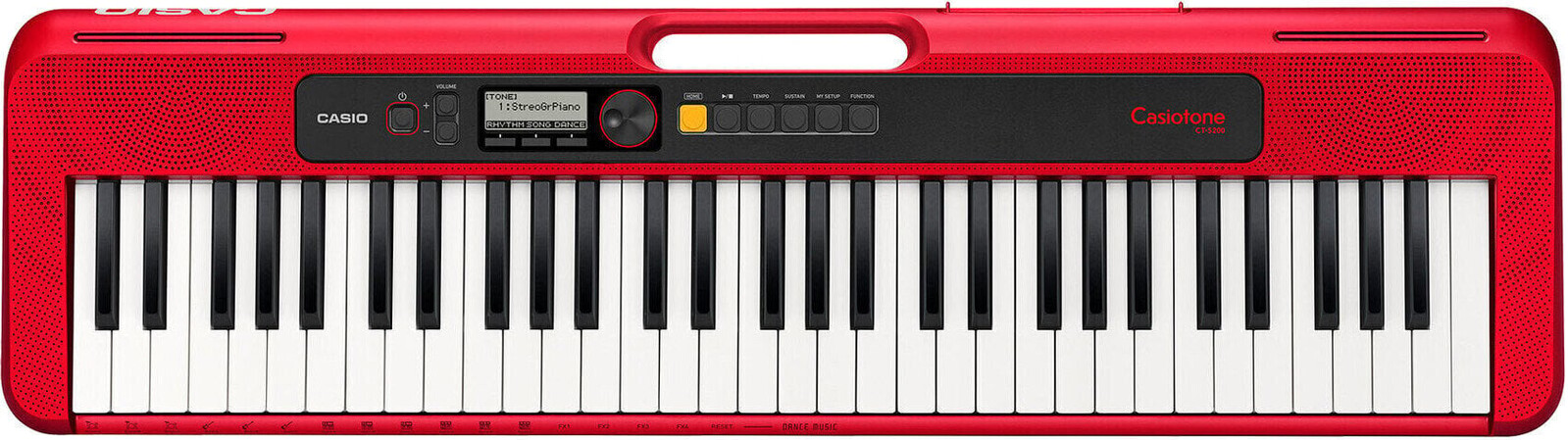 Casio CT S200 RD kláves + adaptér
