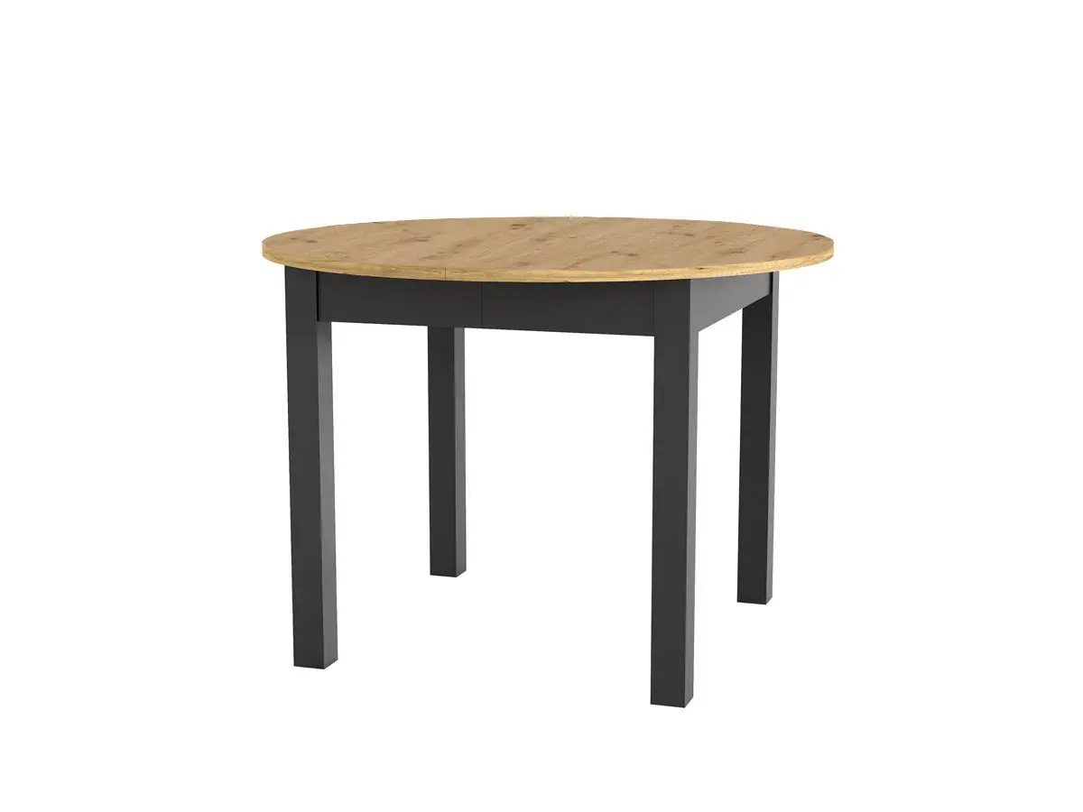 Jídelní rozkládací stůl Luni 110/160 cm dub Artisan/černý