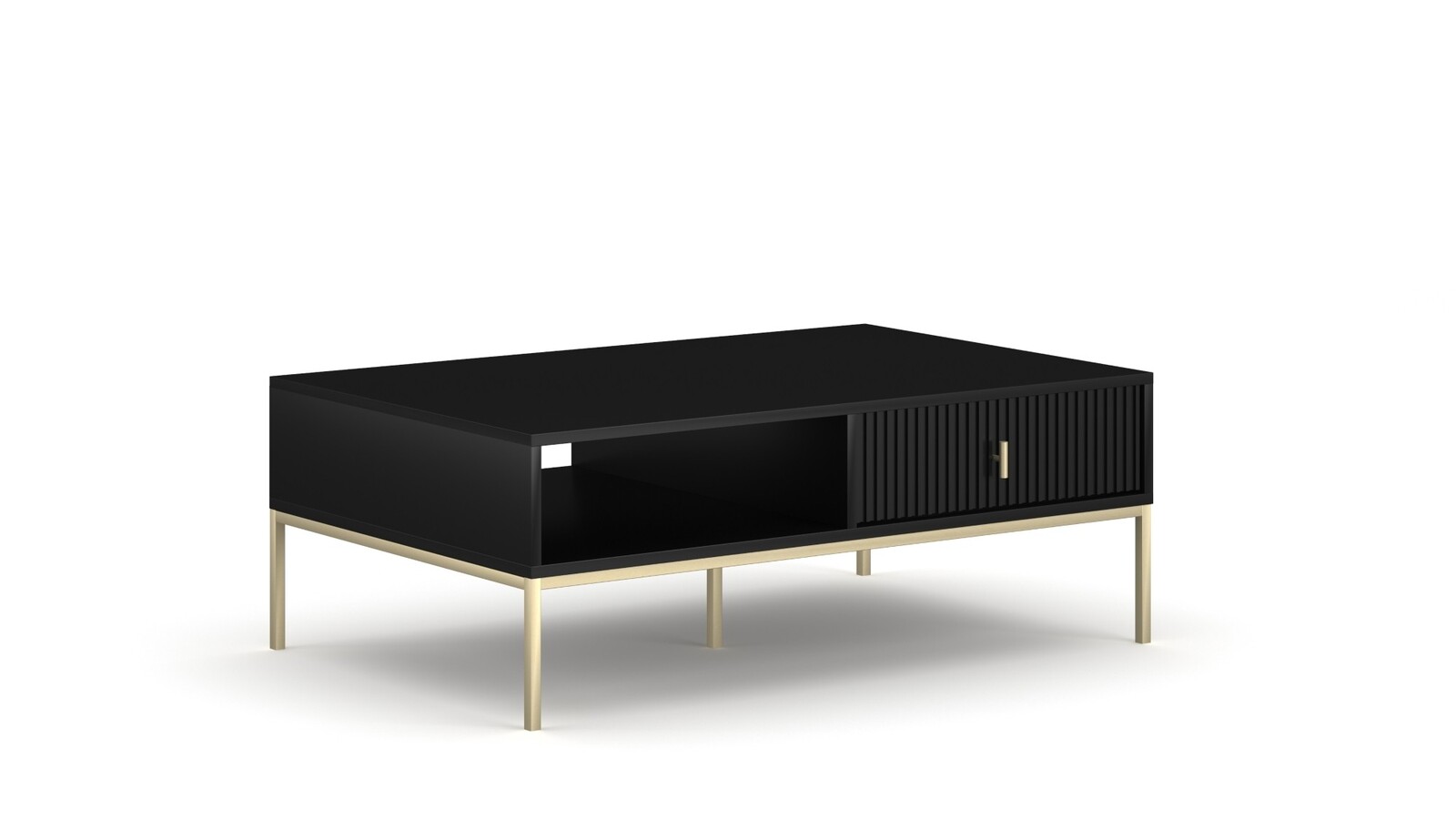 Konferenční stolek Maggiore 104 cm černý/zlatý II