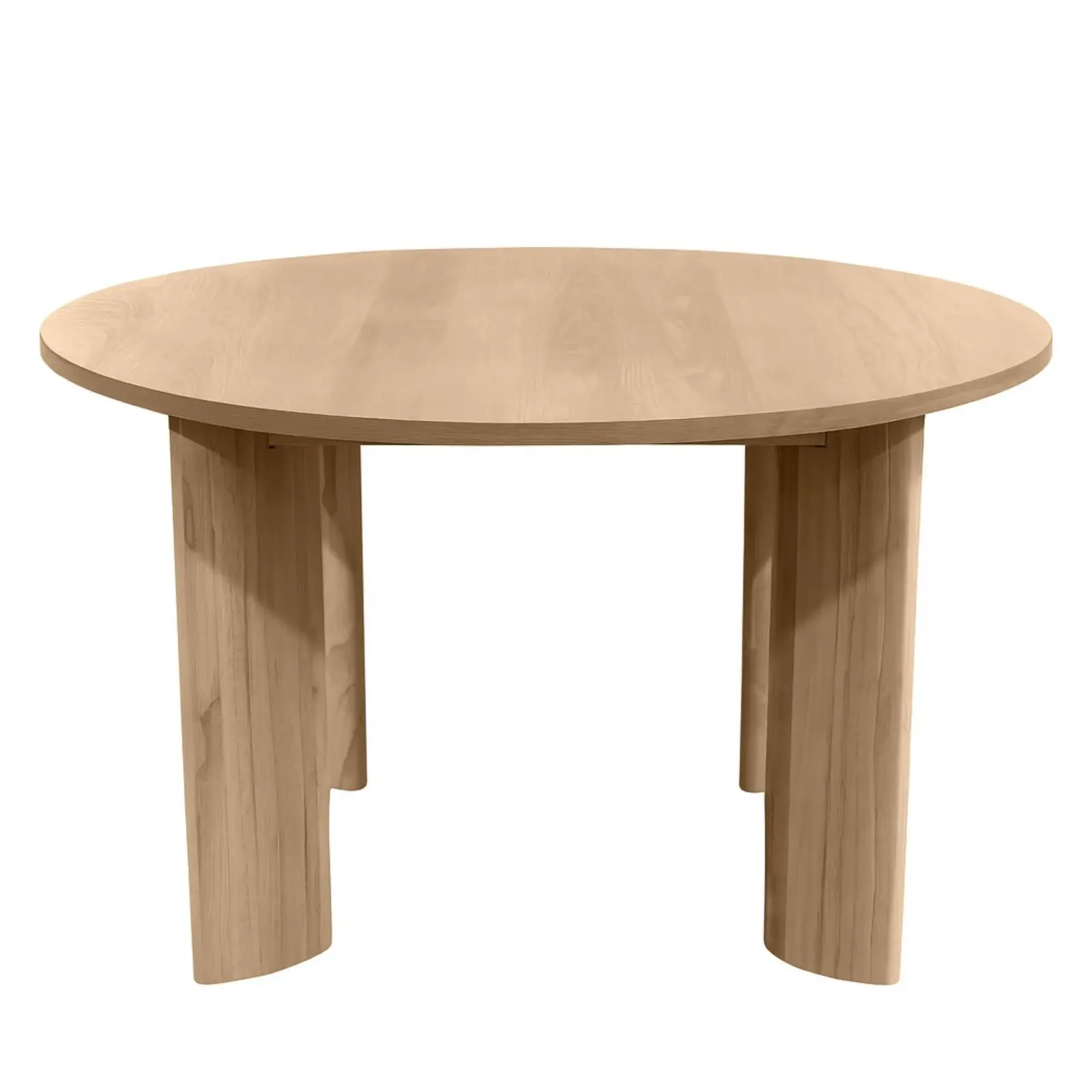 Kulatý jídelní stůl Bali 120 cm hnědý