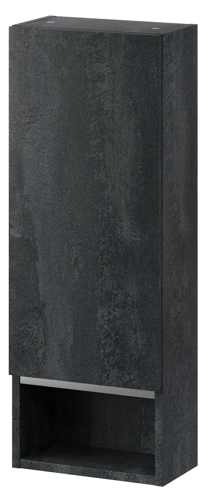 Závěsná koupelnová skříňka Letto 05 30 cm černý beton