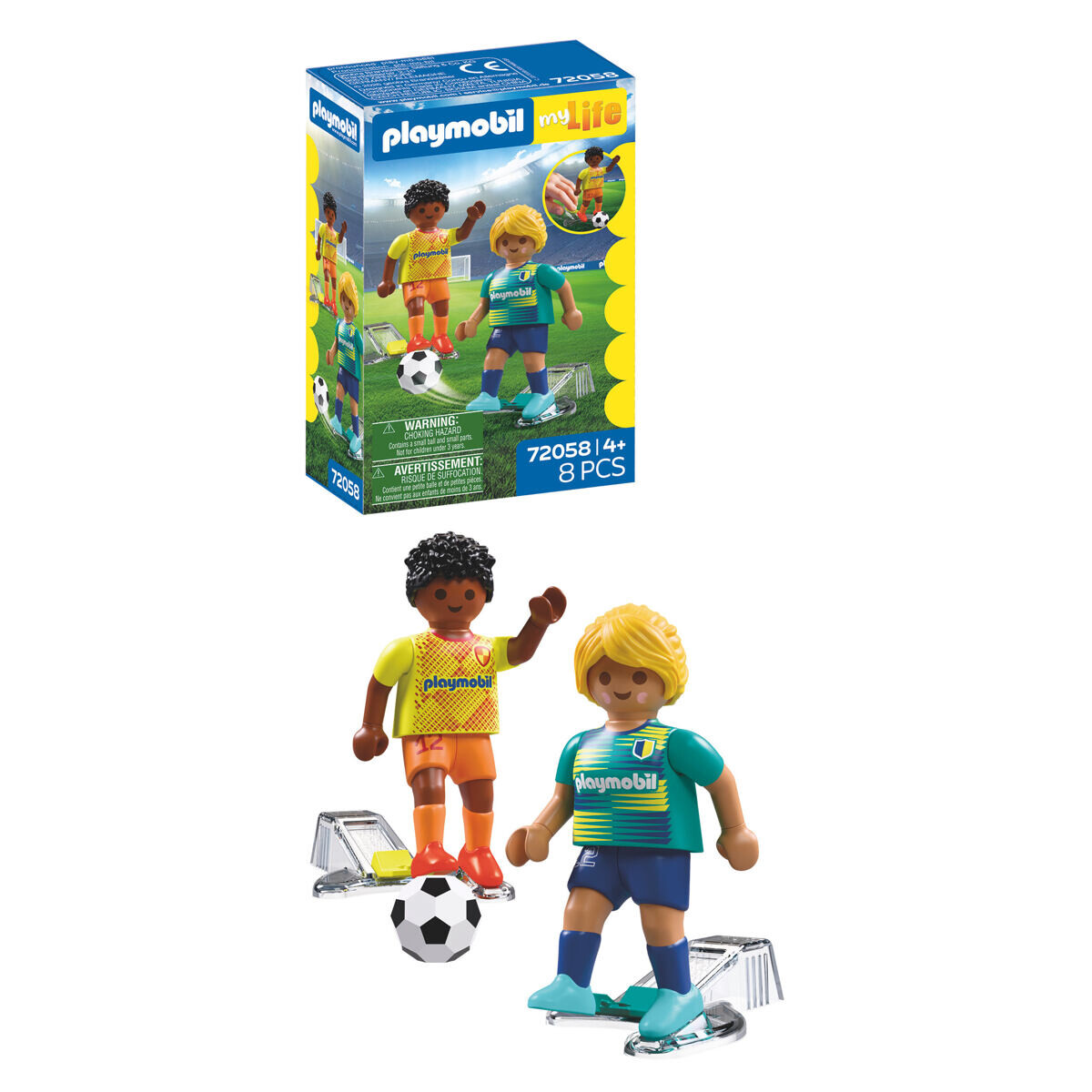 Playmobil Futbalista s futbalistkou