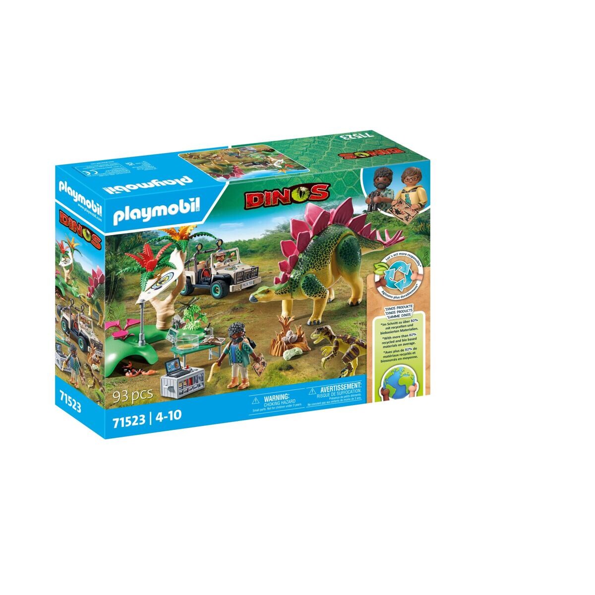 Playmobil Výskumný tábor s dinosaurami