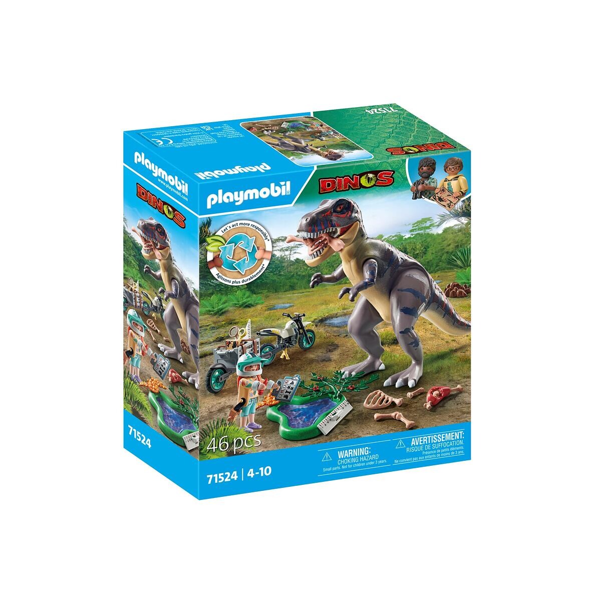 Playmobil Hľadanie stôp T-Rexa