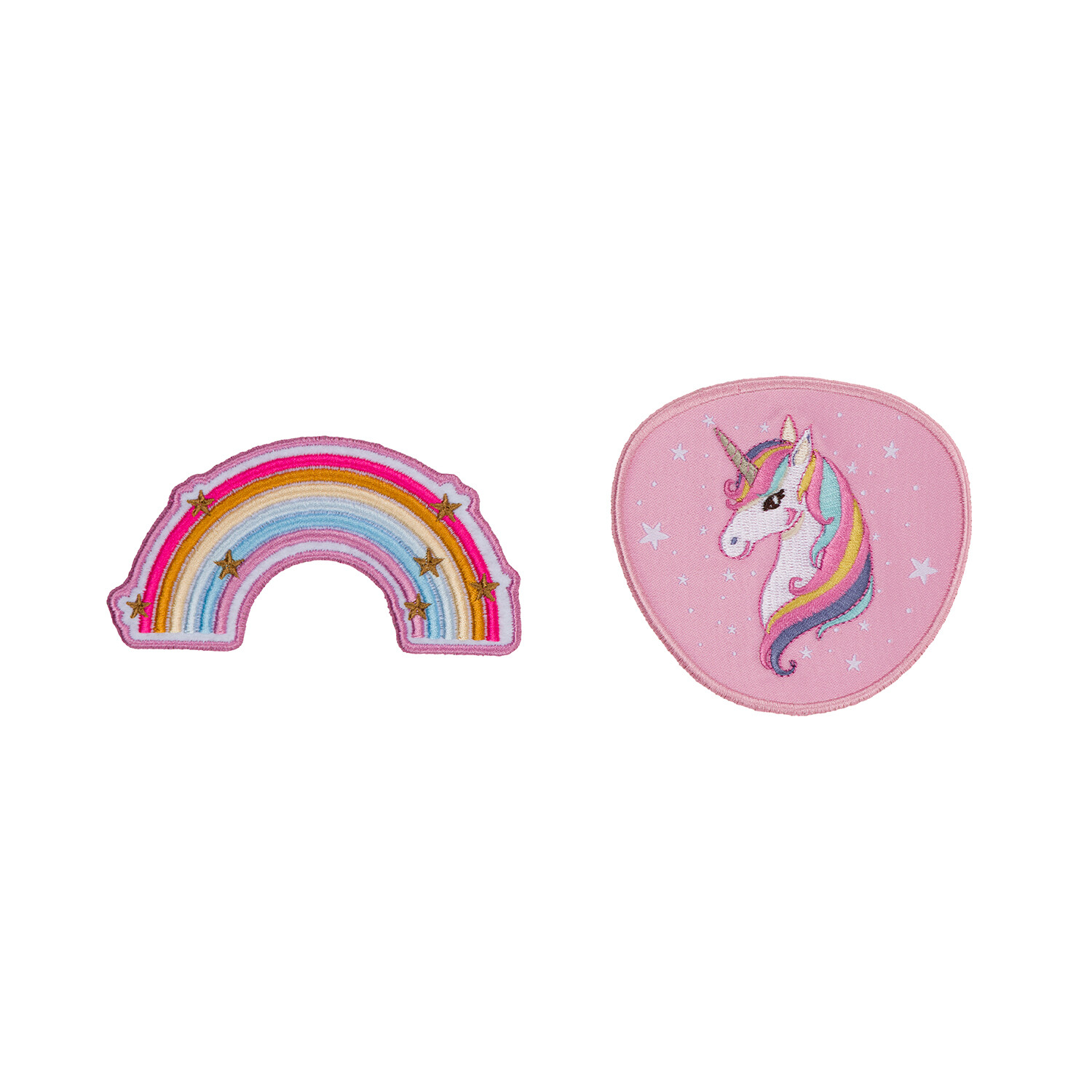Vymeniteľné odznaky BAAGL Baaglies 2 ks - Rainbow Unicorn