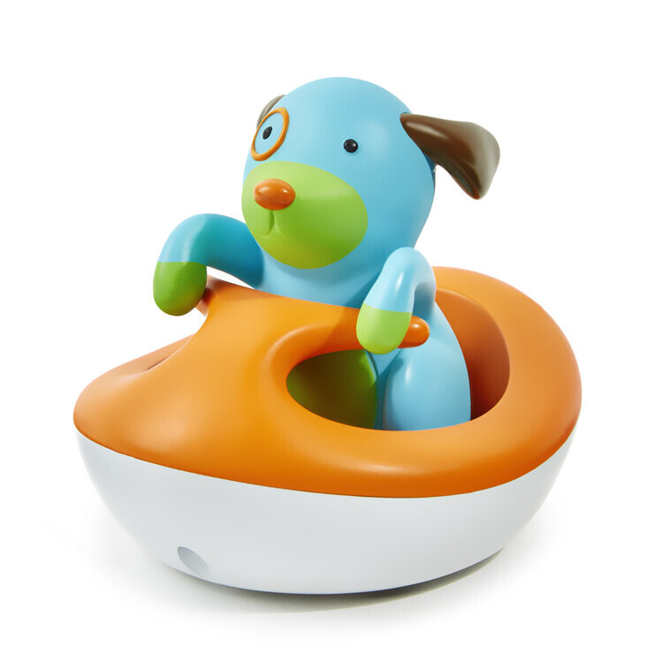 SKIP HOP Zoo hračka do vody Psík na vodnom skútri 12 m+
