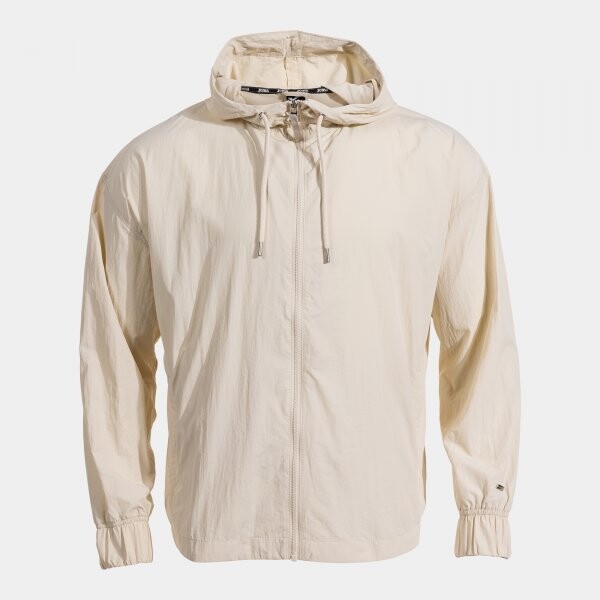 STREET ZIP-UP HOODIE BEIGE L