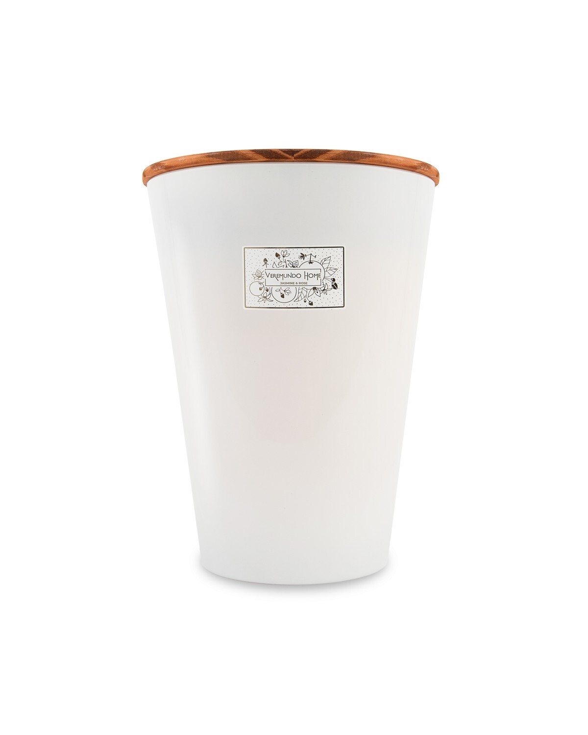 VEREMUNDO HOME Vonná sviečka Paris Jasmine Rose, 3,45 kg, biela 16216