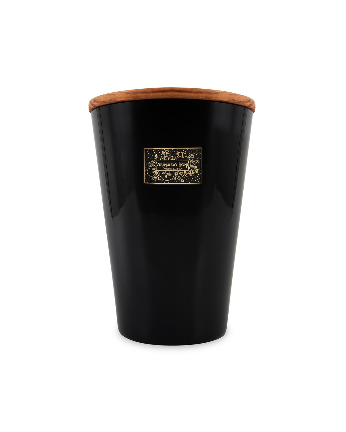 VEREMUNDO HOME Vonná sviečka Paris Amber Santal, 3,45 kg, čierna 16225