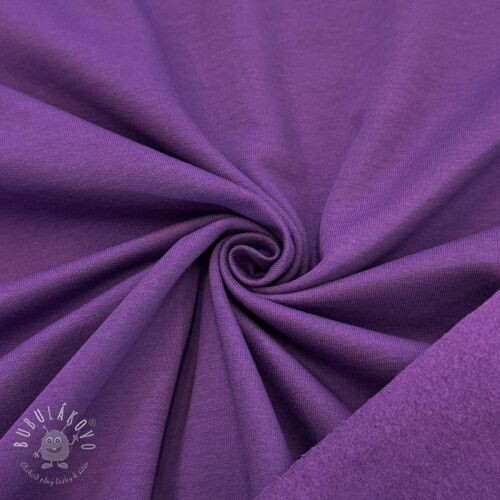 Teplákovina počesaná 150 purple