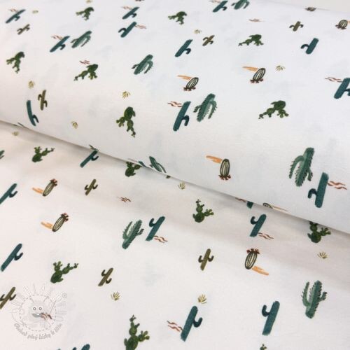Úplet Safari off white digital print