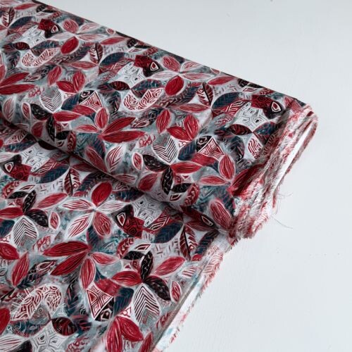 Viskóza RAYON POPLIN Floral design C
