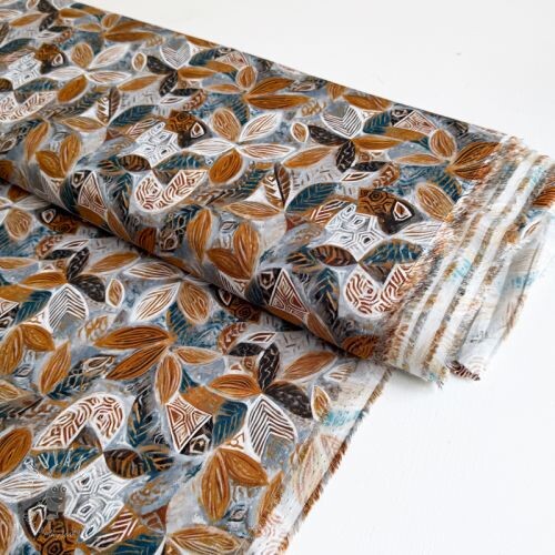 Viskóza RAYON POPLIN Floral design E
