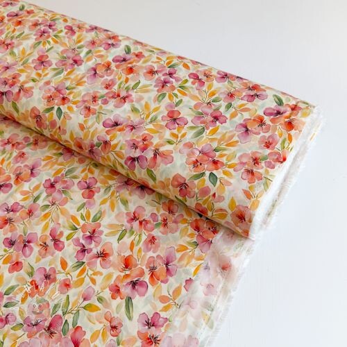 Viskóza RAYON POPLIN Love design E