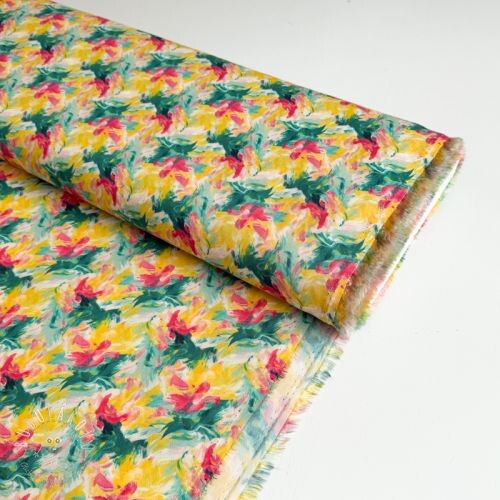 Viskóza RAYON POPLIN Faded spots design B
