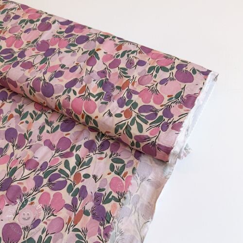 Viskóza RAYON POPLIN Simplistic flowers design B