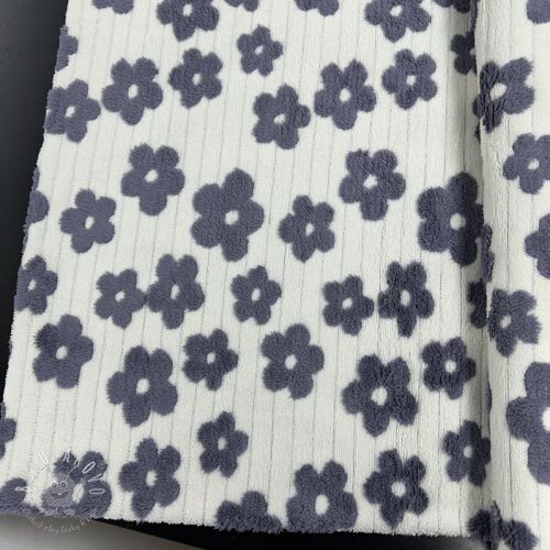 Kabátovina TEDDY Flower power lavender II.trieda
