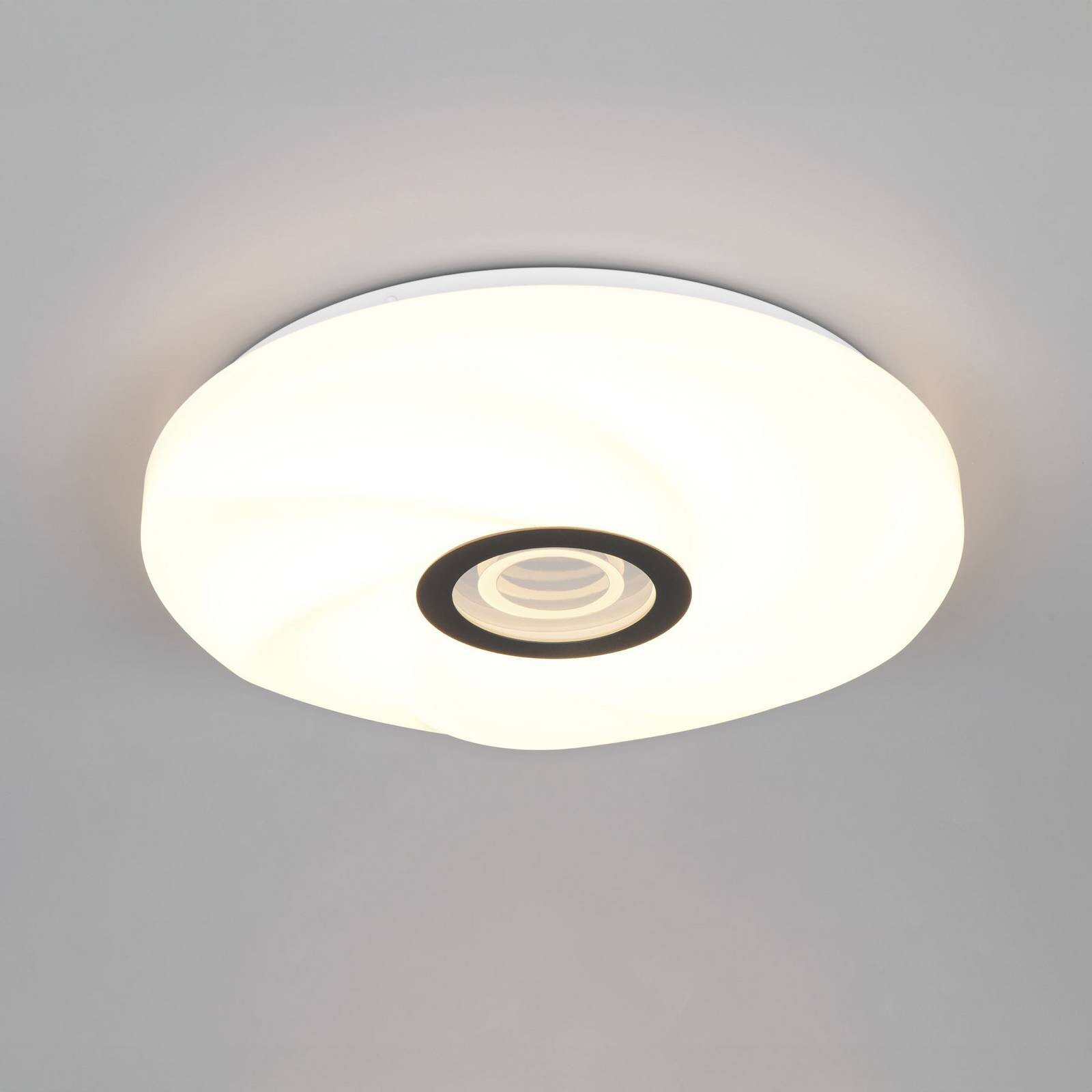 Stropné LED svetlo Sano, biele, Ø 39 cm, CCT, diaľkové ovládanie