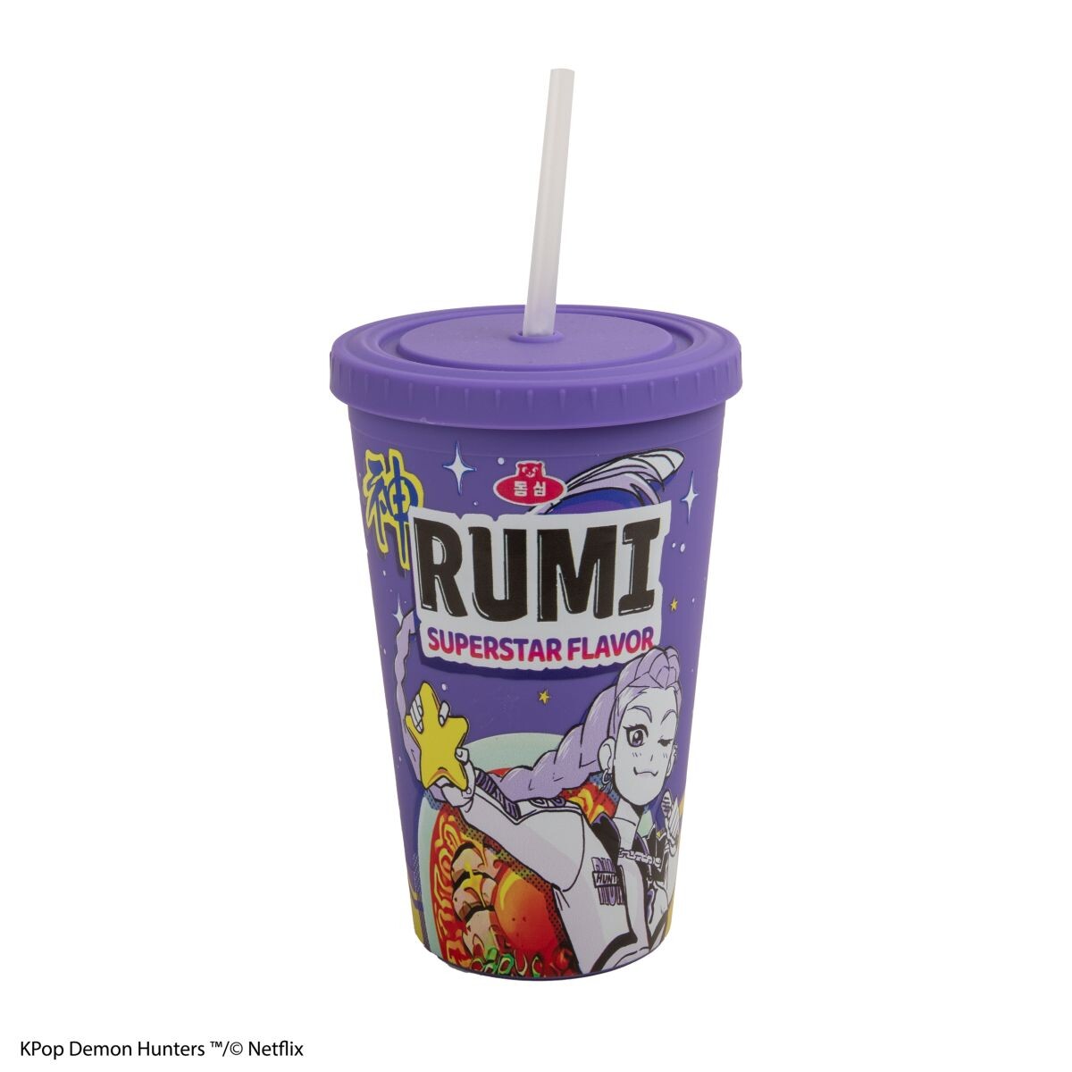 Cinereplicas K-pop Demon Hunters hrnček so slamkou Rumi Superstar Flavour