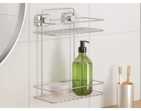 Kúpeľňová polička Reflex Luxy 2, chrometherm%