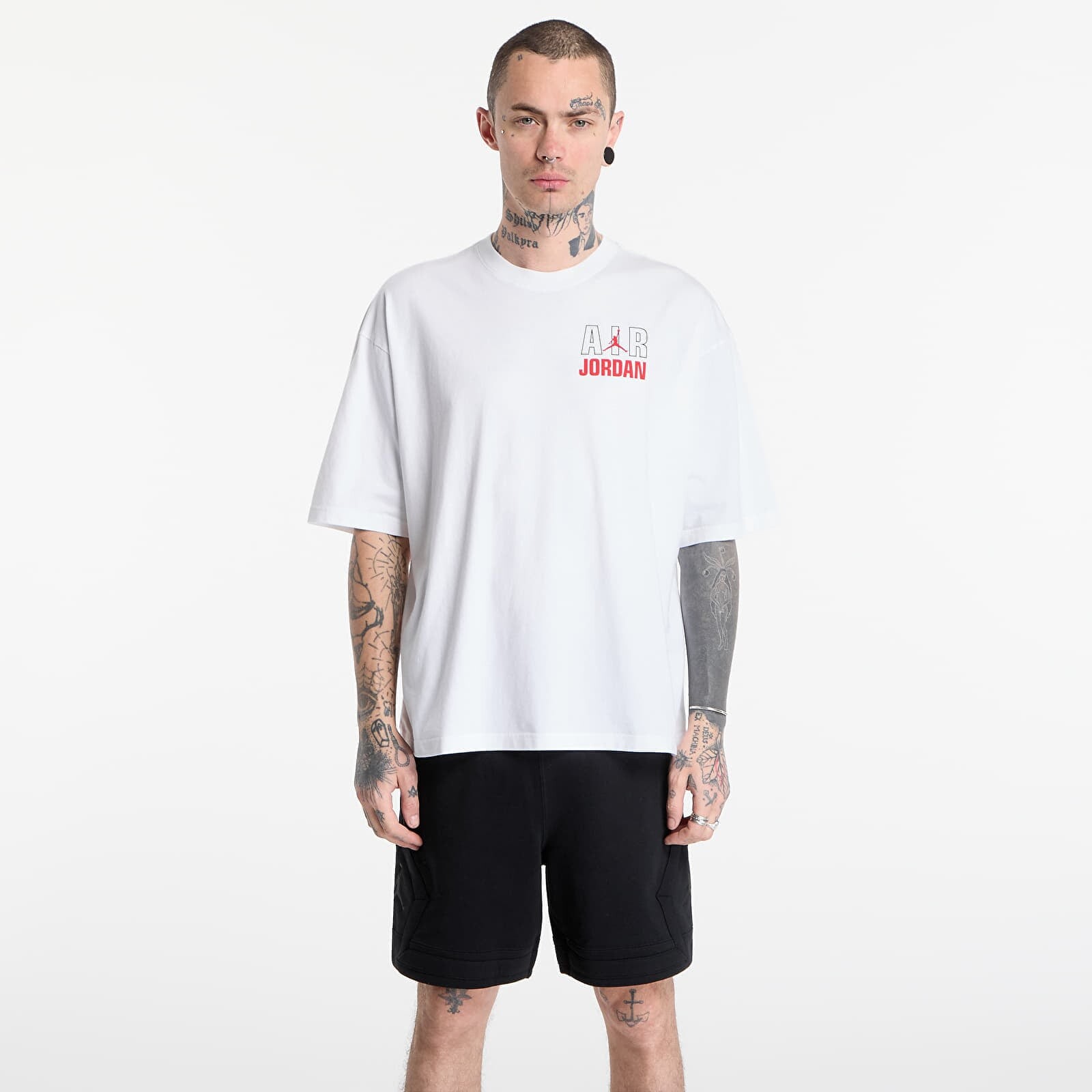 Tričko Jordan Flight Men's T-Shirt White/ University Red M
