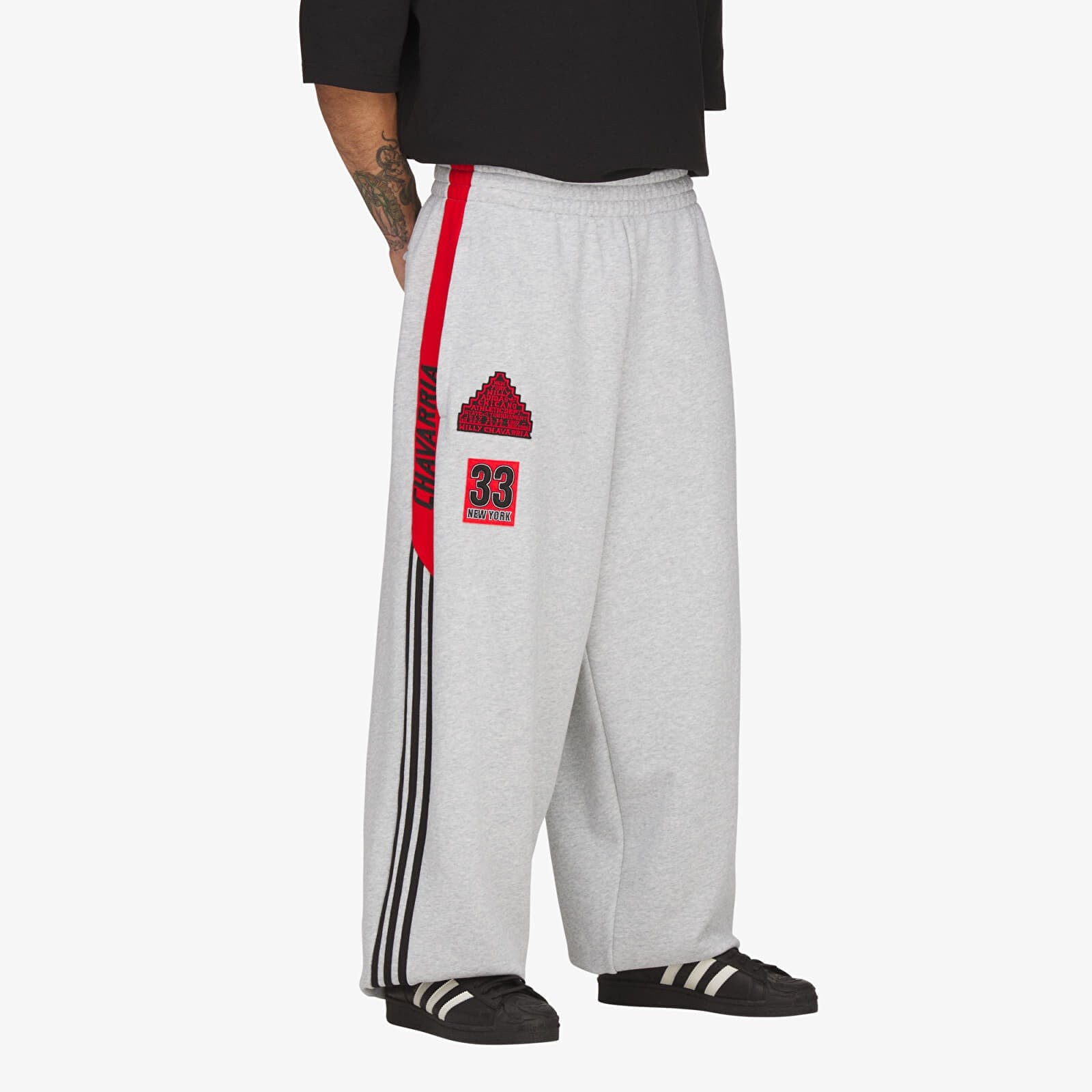 Tepláky adidas Chavarria Ny Sweatpant Light Grey Heather M
