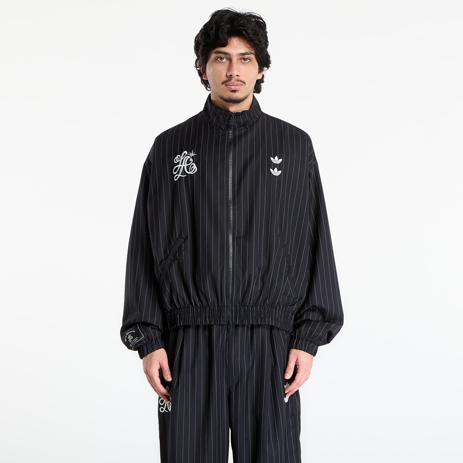 Bunda adidas Chavarria Pinstripe Track Jacket Black/ White L