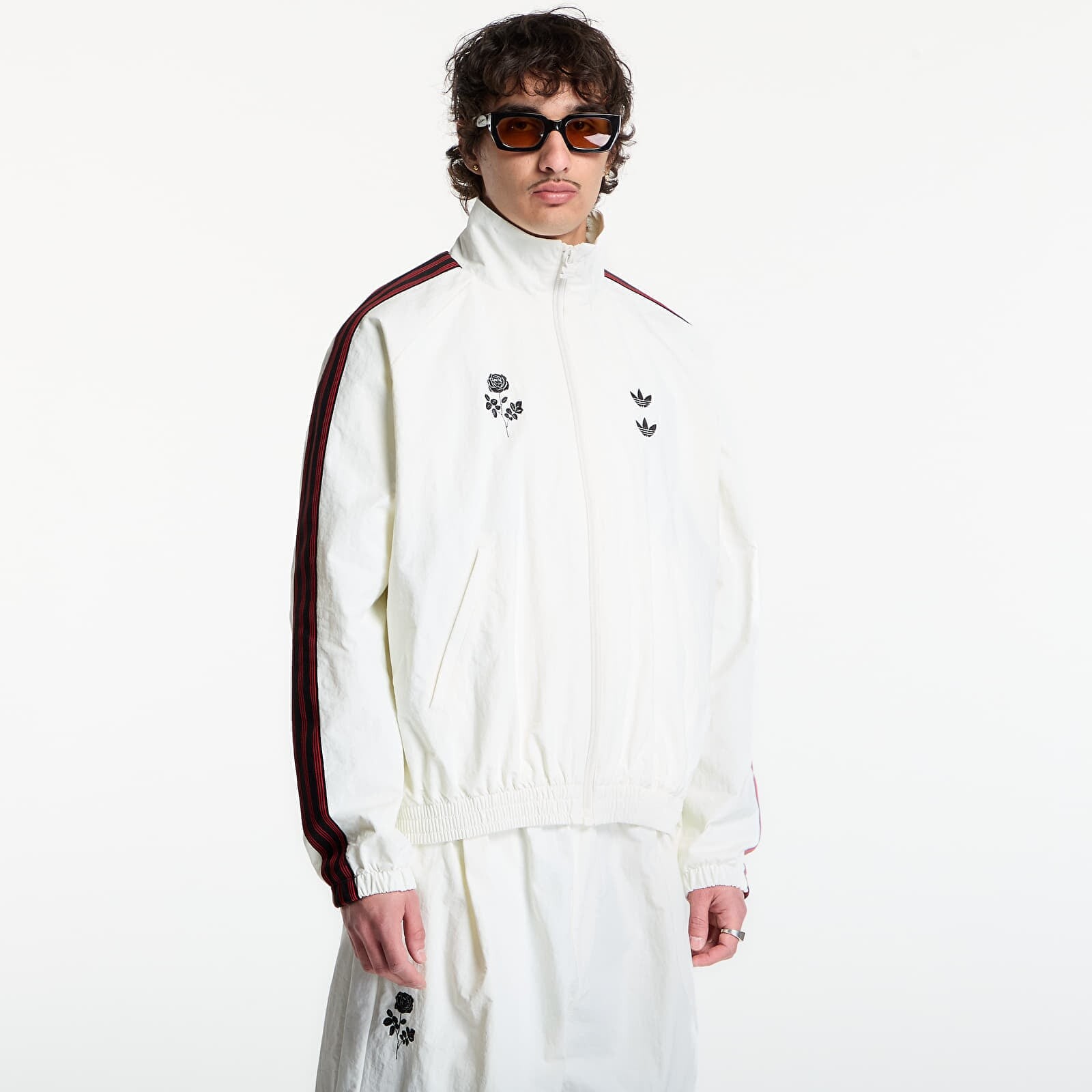 Vetrovka adidas Chavarria Woven Track Jacket Off White XL