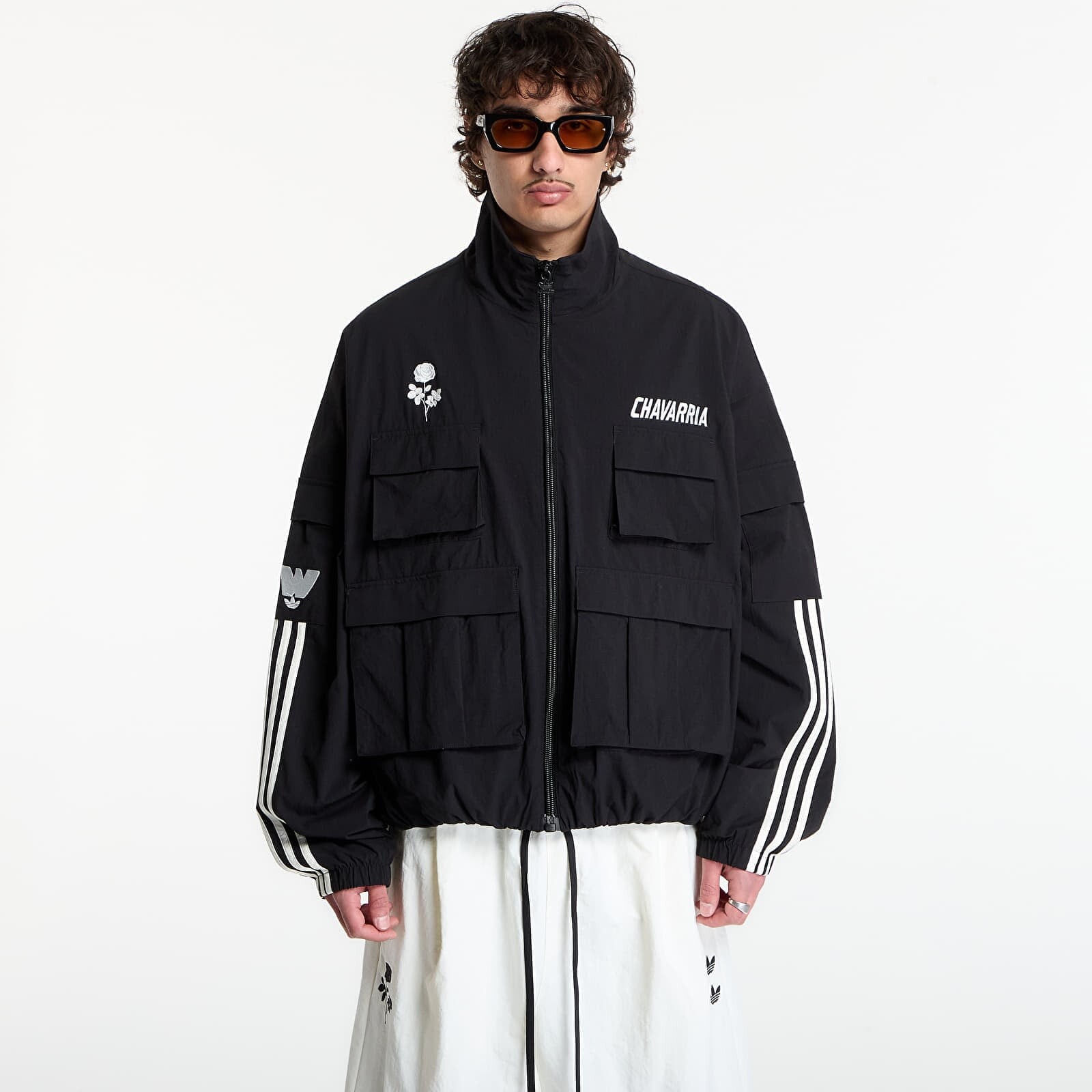 Mikina adidas Chavarria Cargo Track Track Top Black M