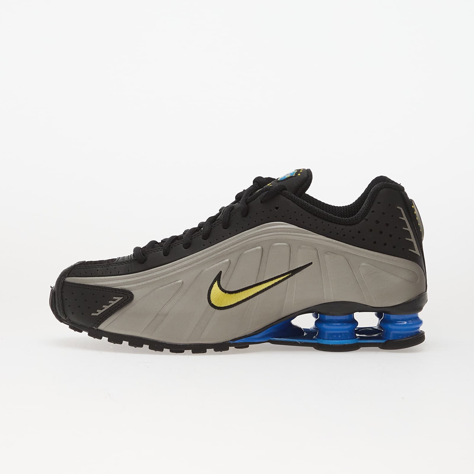 Tenisky Nike Shox R4 Black/ Canary-Mtlc Pewter-Lt Photo Blue EUR 43