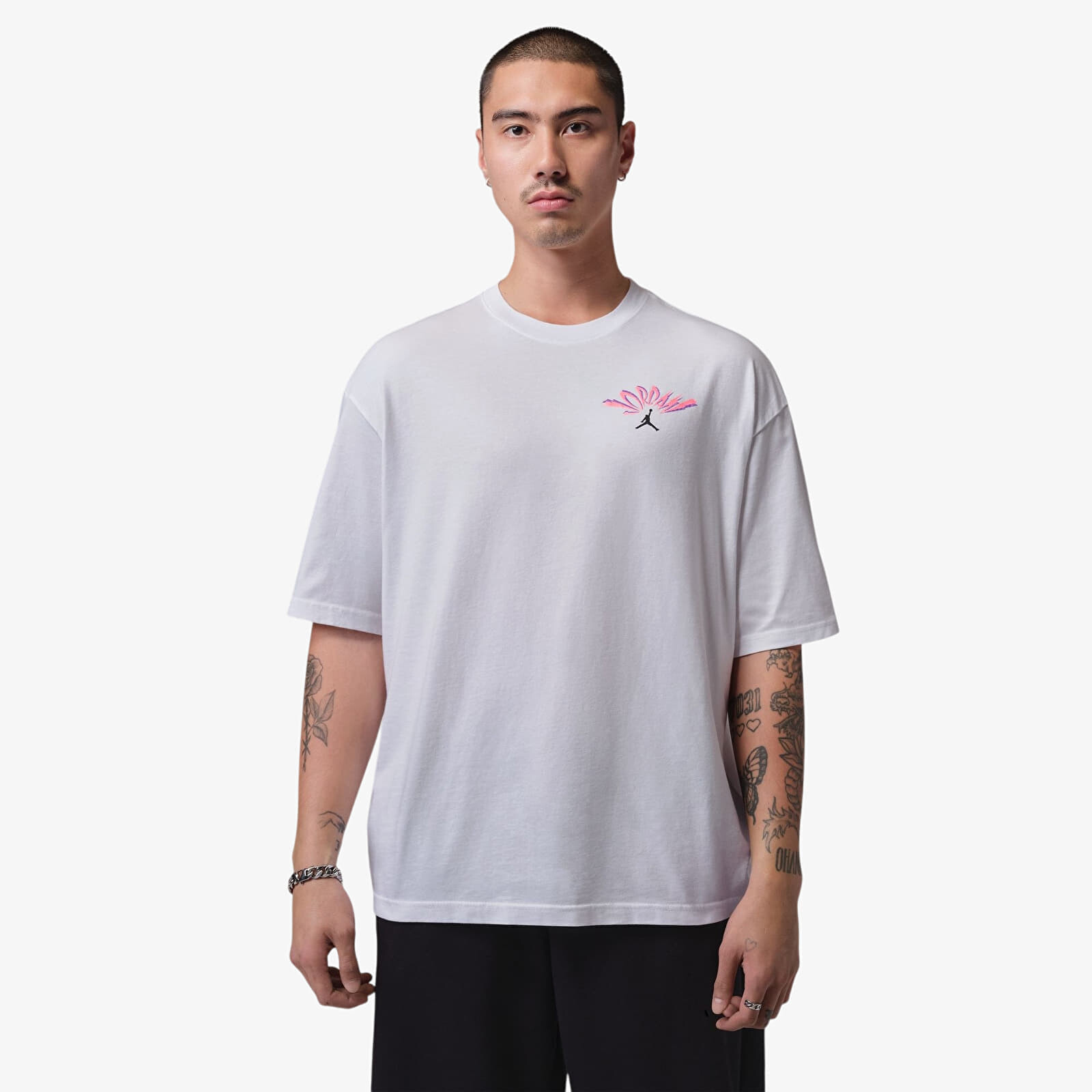 Tričko Jordan Flight Men's T-Shirt White/ Black XS