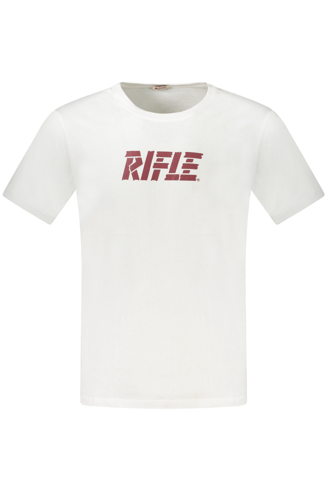 Biele pánske tričko RIFLE s krátkym rukávom
