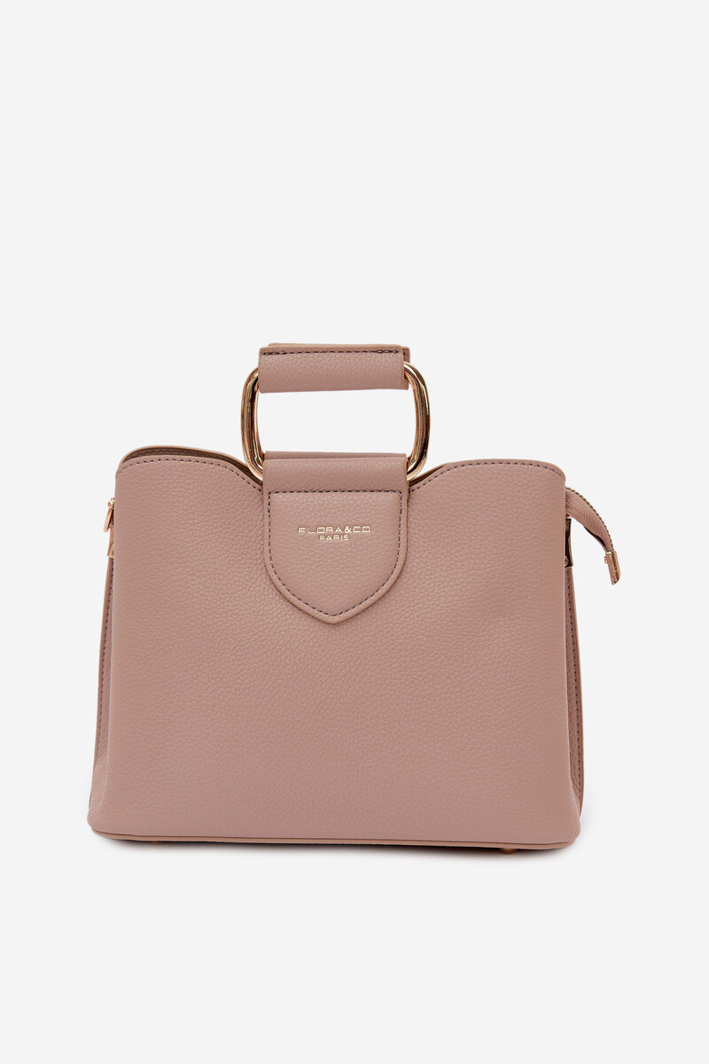 Flora&Co malá box kabelka, tmavá béžová