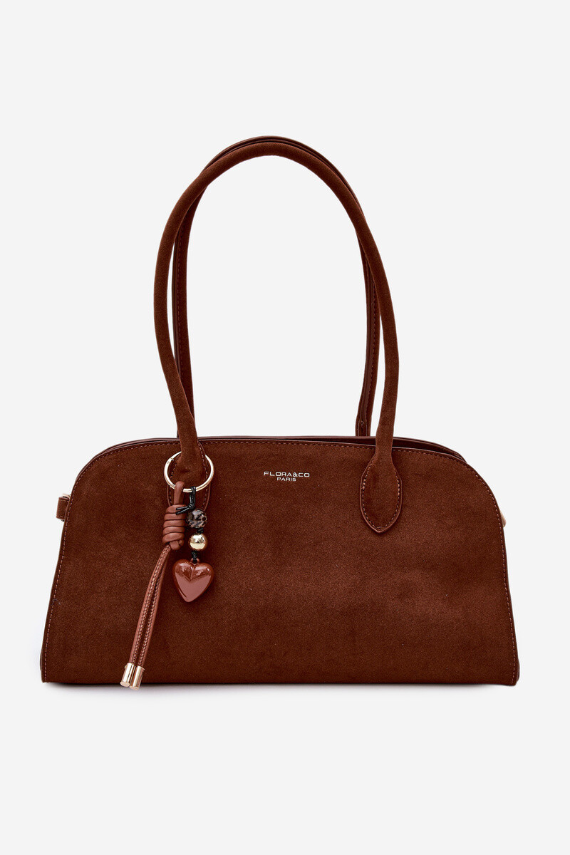 Flora&Co dámska kabelka s príveskom Camel Violette